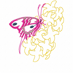 Butterfly Embroidery Design 3